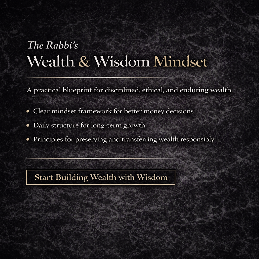 The Rabbi’s Wealth & Wisdom Mindset (Digital Edition)