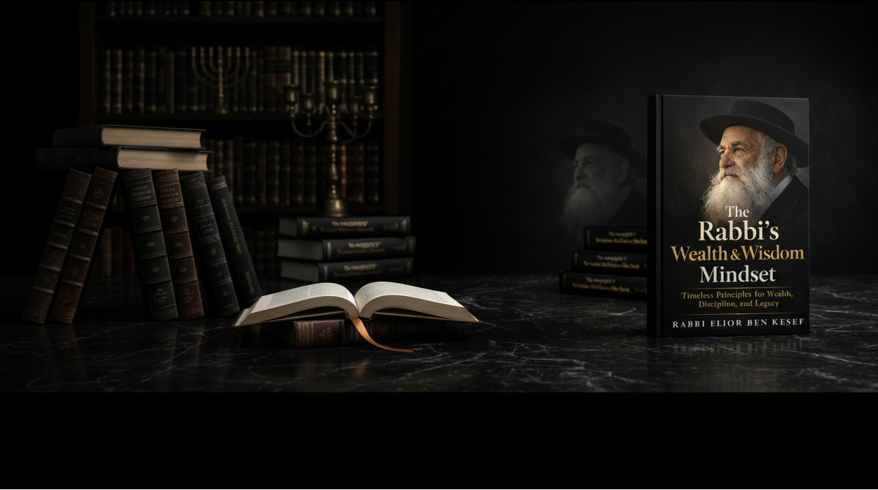 The Rabbi’s Wealth & Wisdom Mindset premium digital book mockup